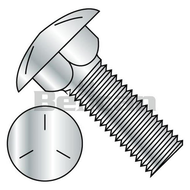 Full Thread Zinc Grade 5 3/8-16 x 1 Carriage Bolts QUANTITY: 825 pcs Full Thread Zinc Grade 5 3/8-16 x 1 Carriage Bolts QUANTITY: 825 pcs